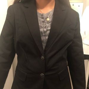 New York and Company 2 button black jacket blazer.
